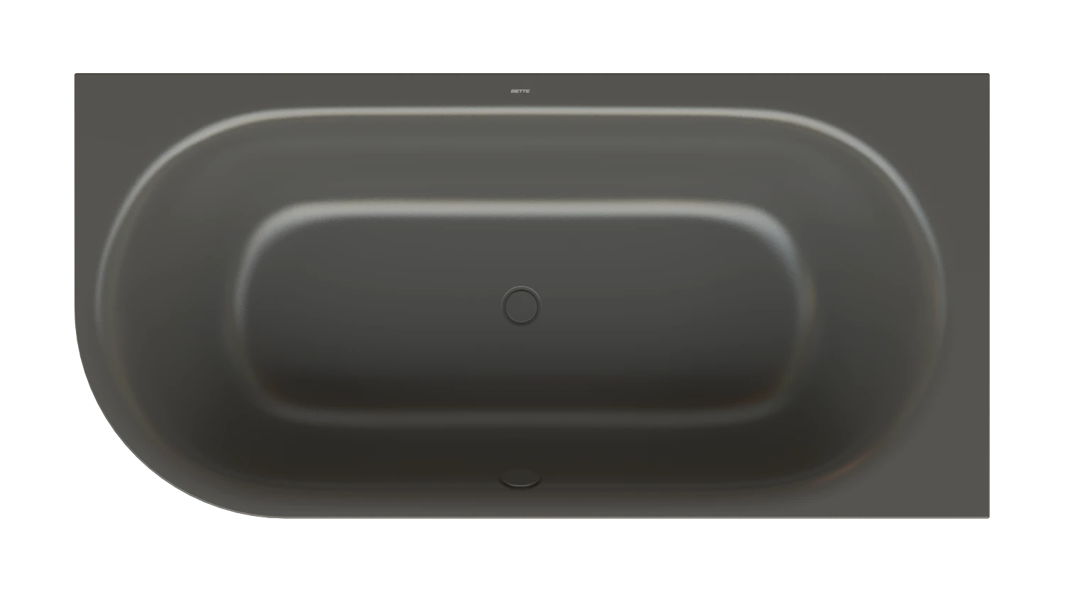 Bette oval Badewanne „BetteLux Oval V Silhouette“ 195 × 95 cm in Anthracite Bette oval Badewanne „BetteLux Oval V Silhouette“ 195 × 95 cm in Anthracite