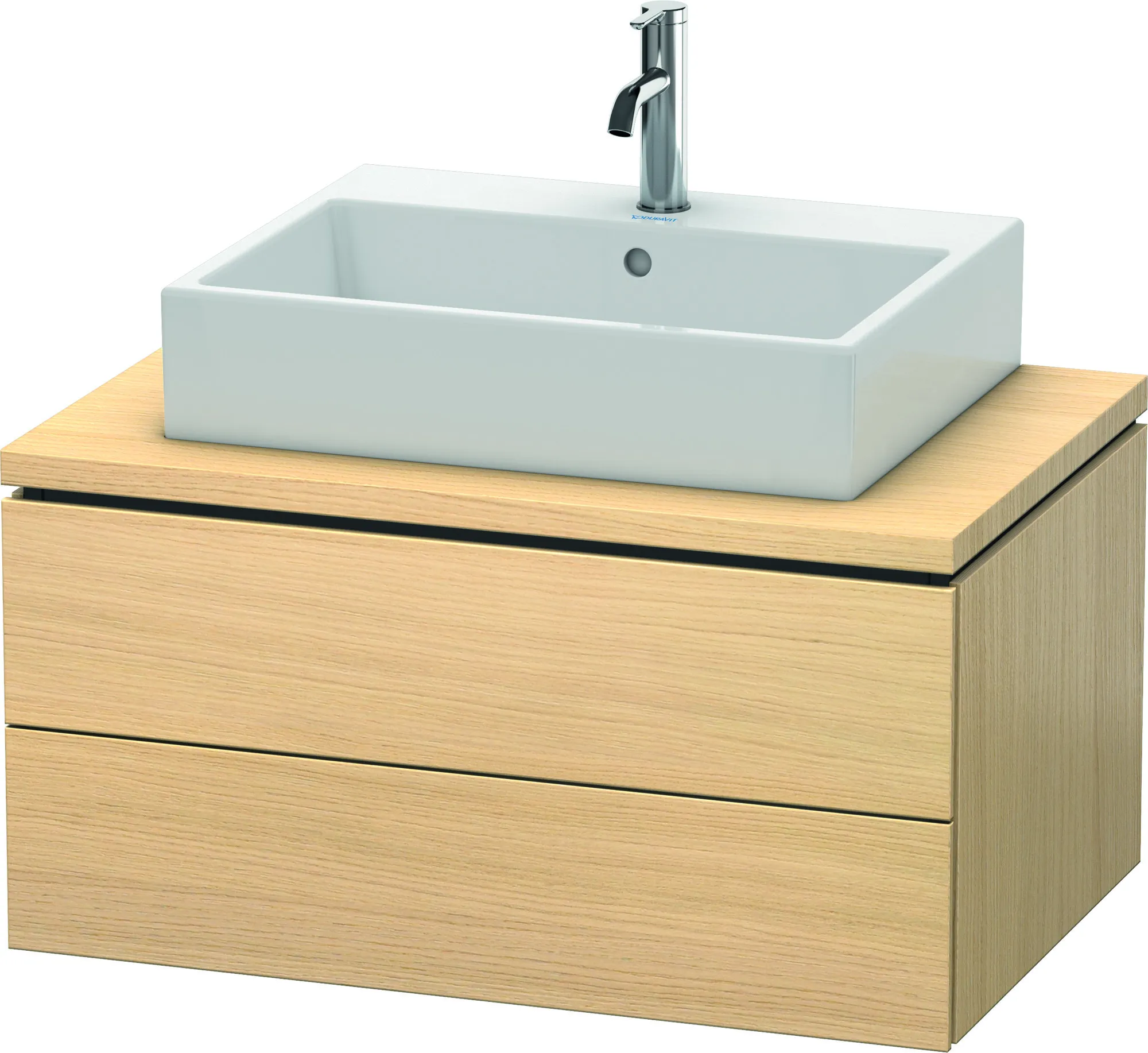 Duravit Waschtischunterschrank wandhängend „L-Cube“ 82 × 40 × 54,7 cm Mediterrane Eiche Duravit Waschtischunterschrank wandhängend „L-Cube“ 82 × 40 × 54,7 cm Mediterrane Eiche