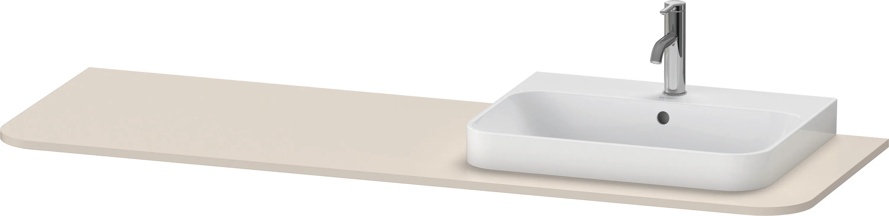 Duravit Konsole „Happy D.2 Plus“ in Taupe Supermatt