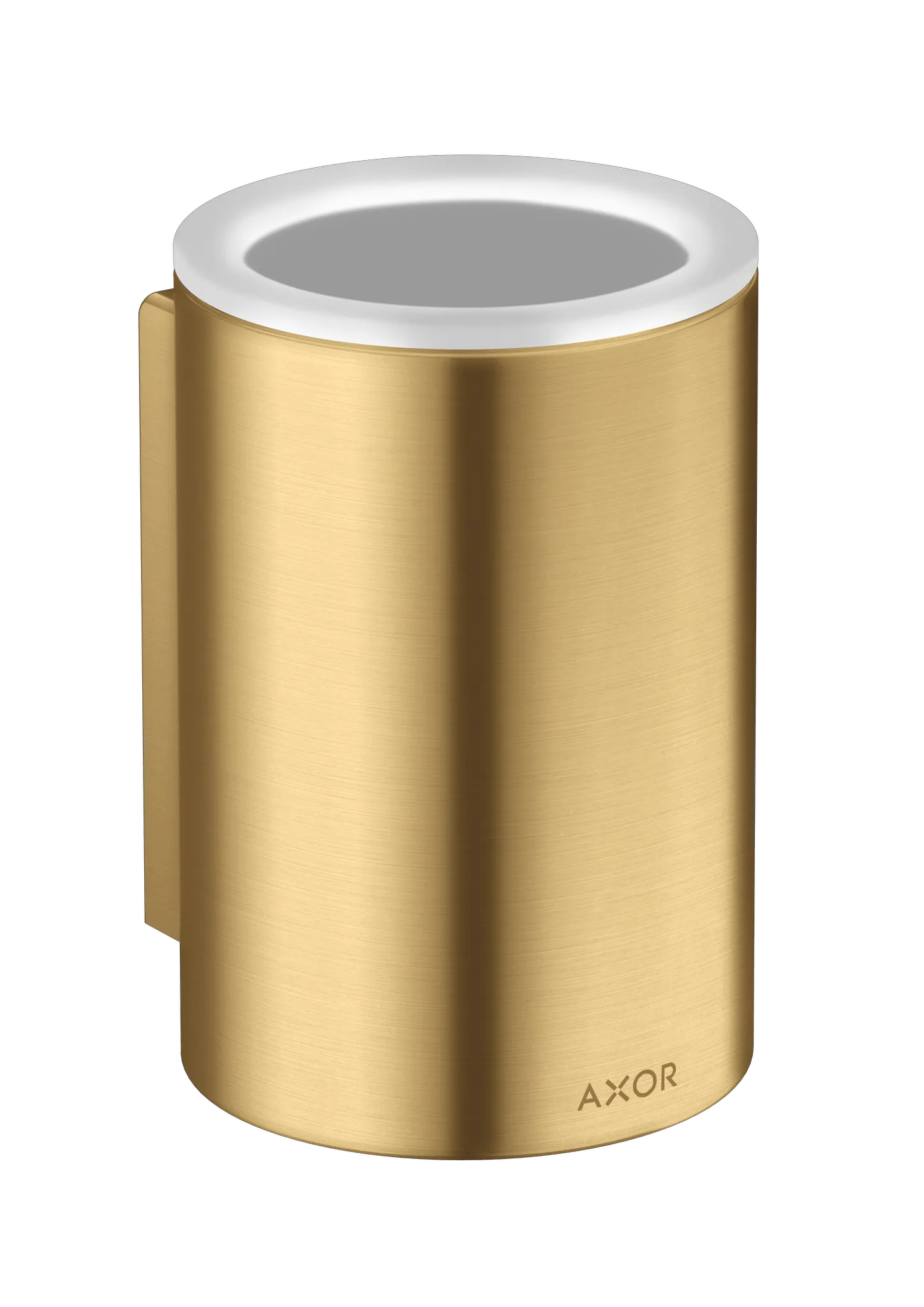 Hansgrohe AXOR Universal Circular Zahnputzbecher, Brushed Gold Optic Hansgrohe AXOR Universal Circular Zahnputzbecher, Brushed Gold Optic