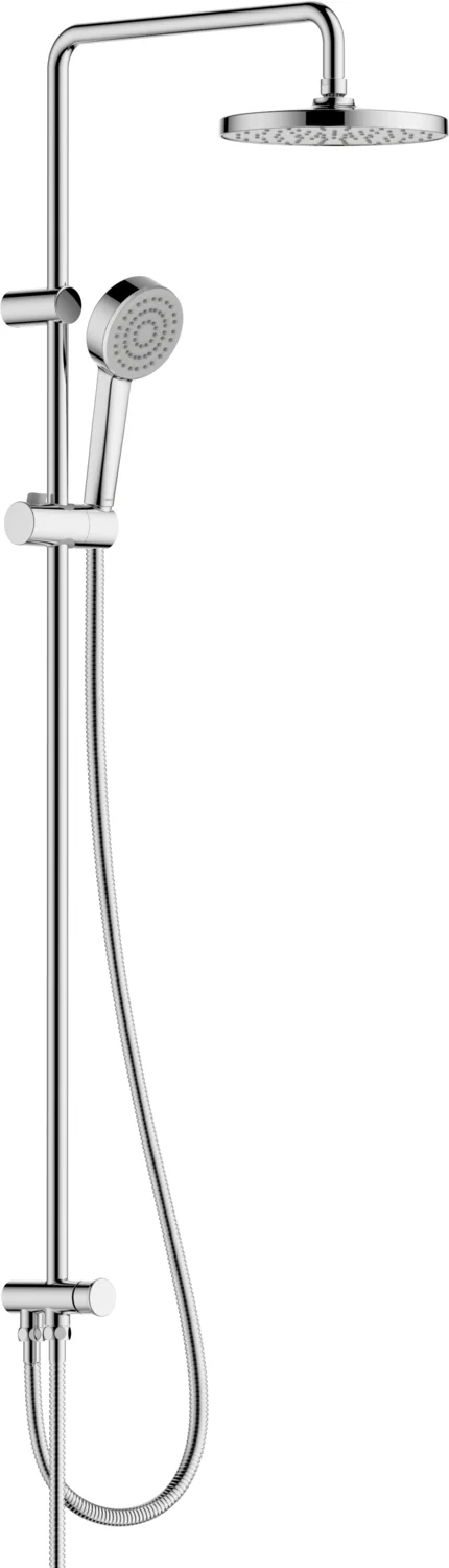 HansaBASIC Kopfbrause Set 5538 1-strahlig Chrom