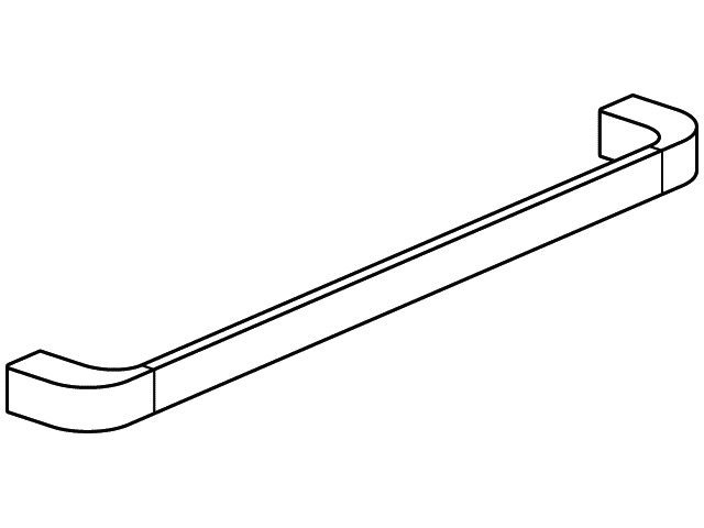 HEWI Handtuchhalter „System 800“ 62,8 cm