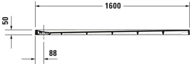 Duravit rechteck Duschwanne „Stonetto“ 160 × 100 cm in Anthrazit Matt Duravit rechteck Duschwanne „Stonetto“ 160 × 100 cm in Anthrazit Matt