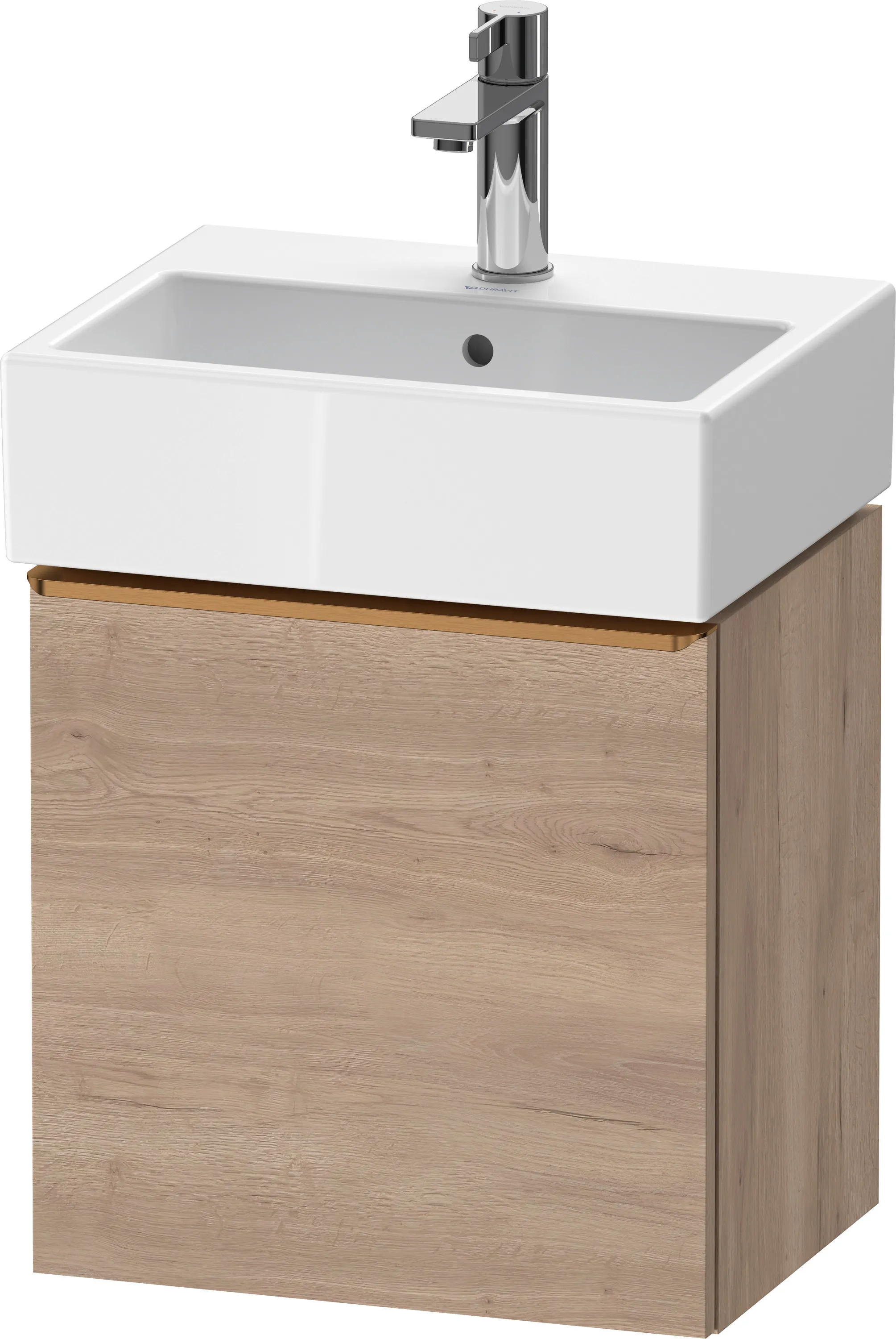 Duravit Waschtischunterschrank wandhängend „D-Neo“ 43,4 × 44 × 32,2 cm Eiche Marmoriert