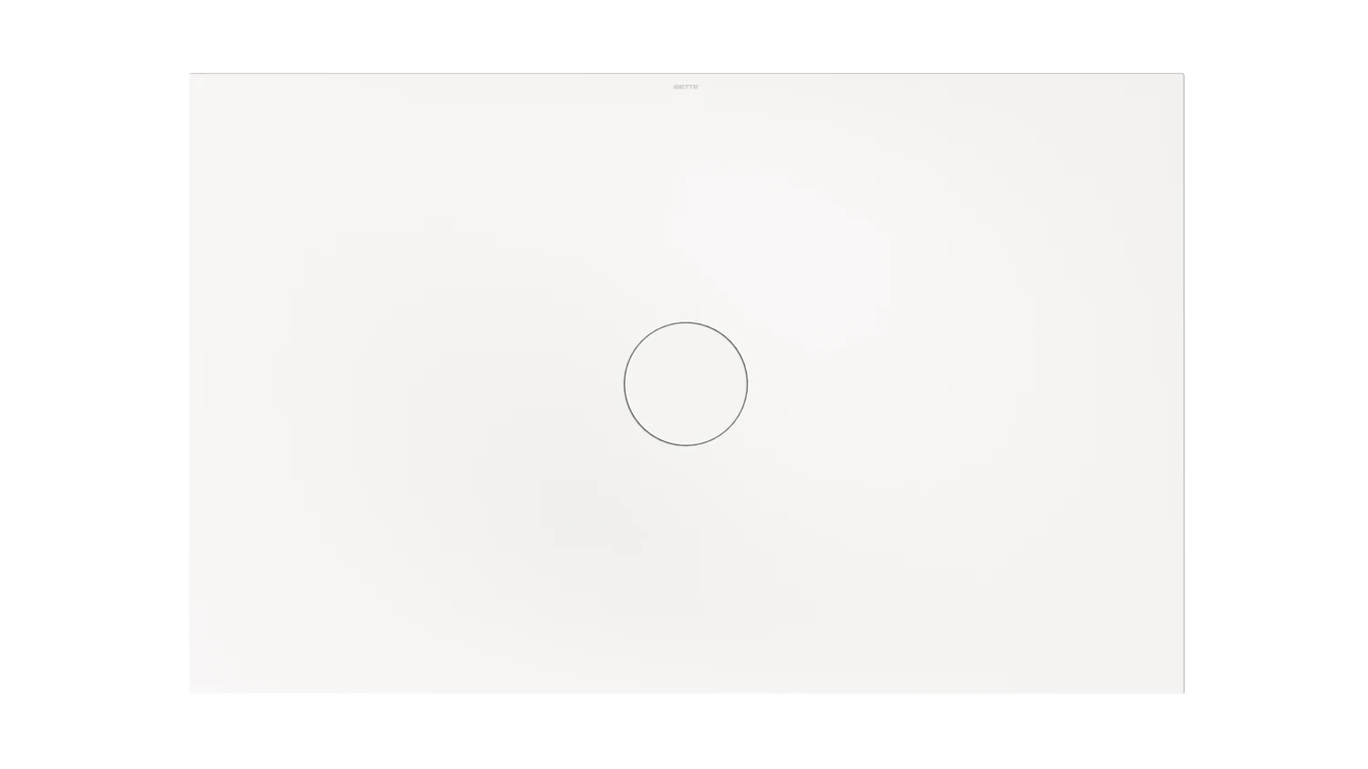 Bette rechteck Duschwanne „BetteAir“ 1600 × 1000 mm ohne Oberflächenbeschichtung, ohne Oberflächenveredelung, mit Minimum-Wannenträger, in Edelweiß