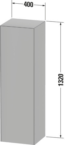 Duravit Halbhochschrank „White Tulip“ 40 × 132 × 36 cm Duravit Halbhochschrank „White Tulip“ 40 × 132 × 36 cm