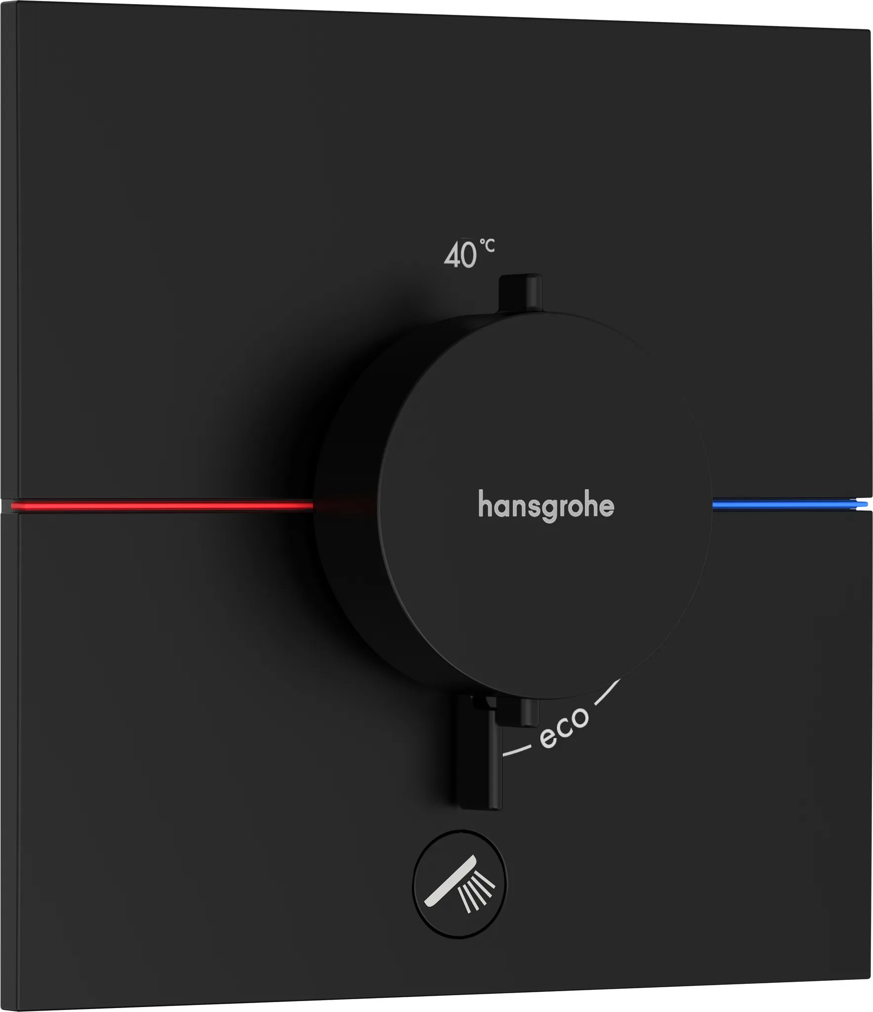 ShowerSelect Comfort E Thermostat Unterputz für 1 Verbraucher und einen zusätzlichen Abgang Chrom