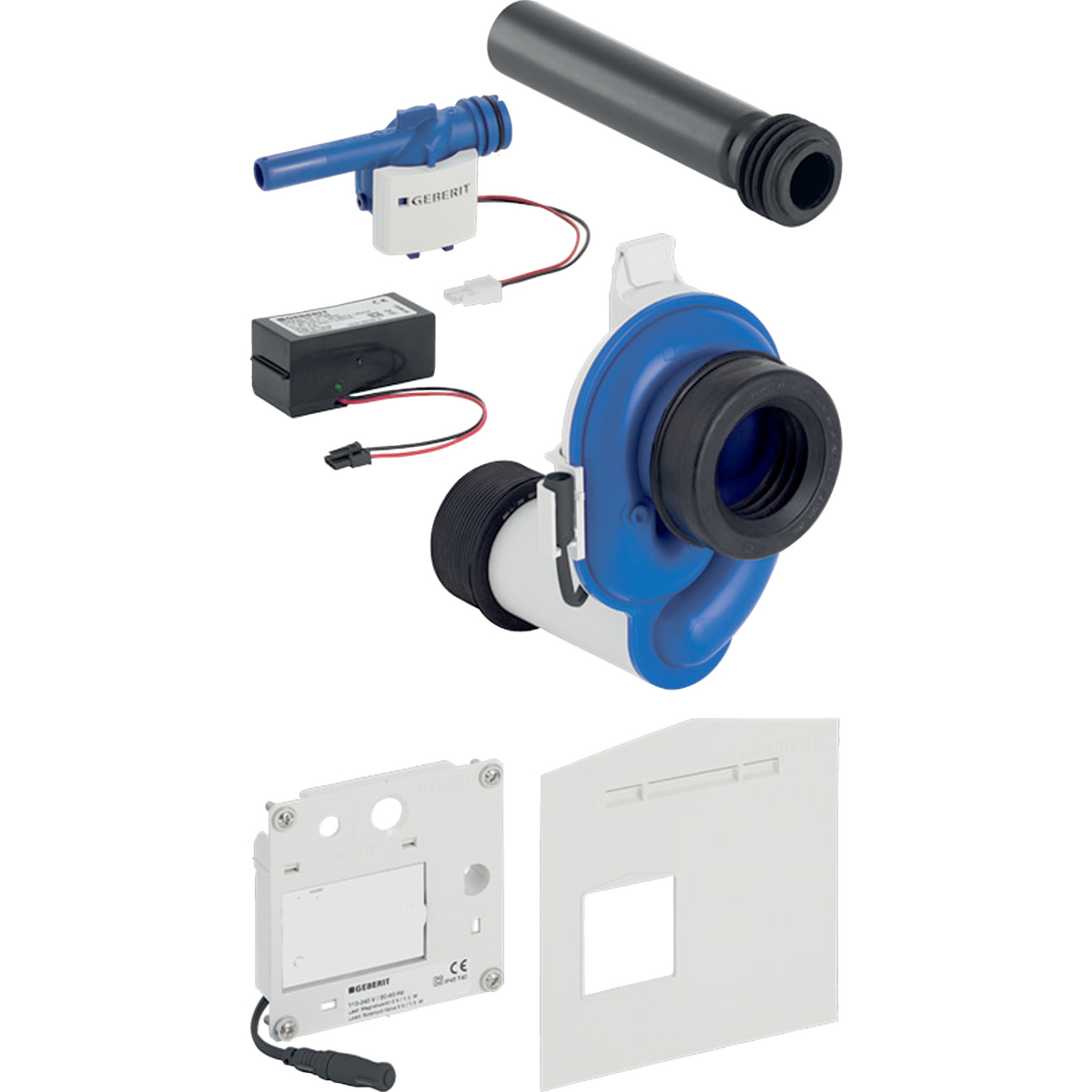 Urinalsteuerung mit elektronischer Spülauslösung, Netzbetrieb, Unterputz, verdeckt Urinalsteuerung mit elektronischer Spülauslösung, Netzbetrieb, Unterputz, verdeckt