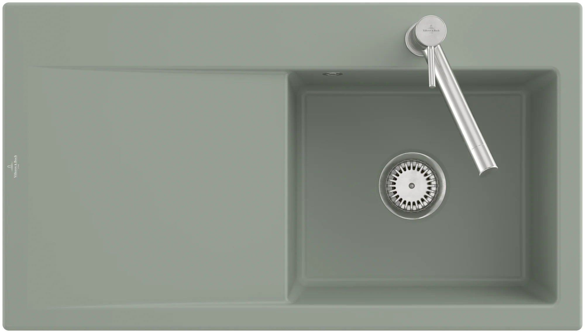 Villeroy & Boch Einbauspüle Subway Style 50 335101, 900x510mm, Morning Green CeramicPlus Villeroy & Boch Einbauspüle Subway Style 50 335101, 900x510mm, Morning Green CeramicPlus