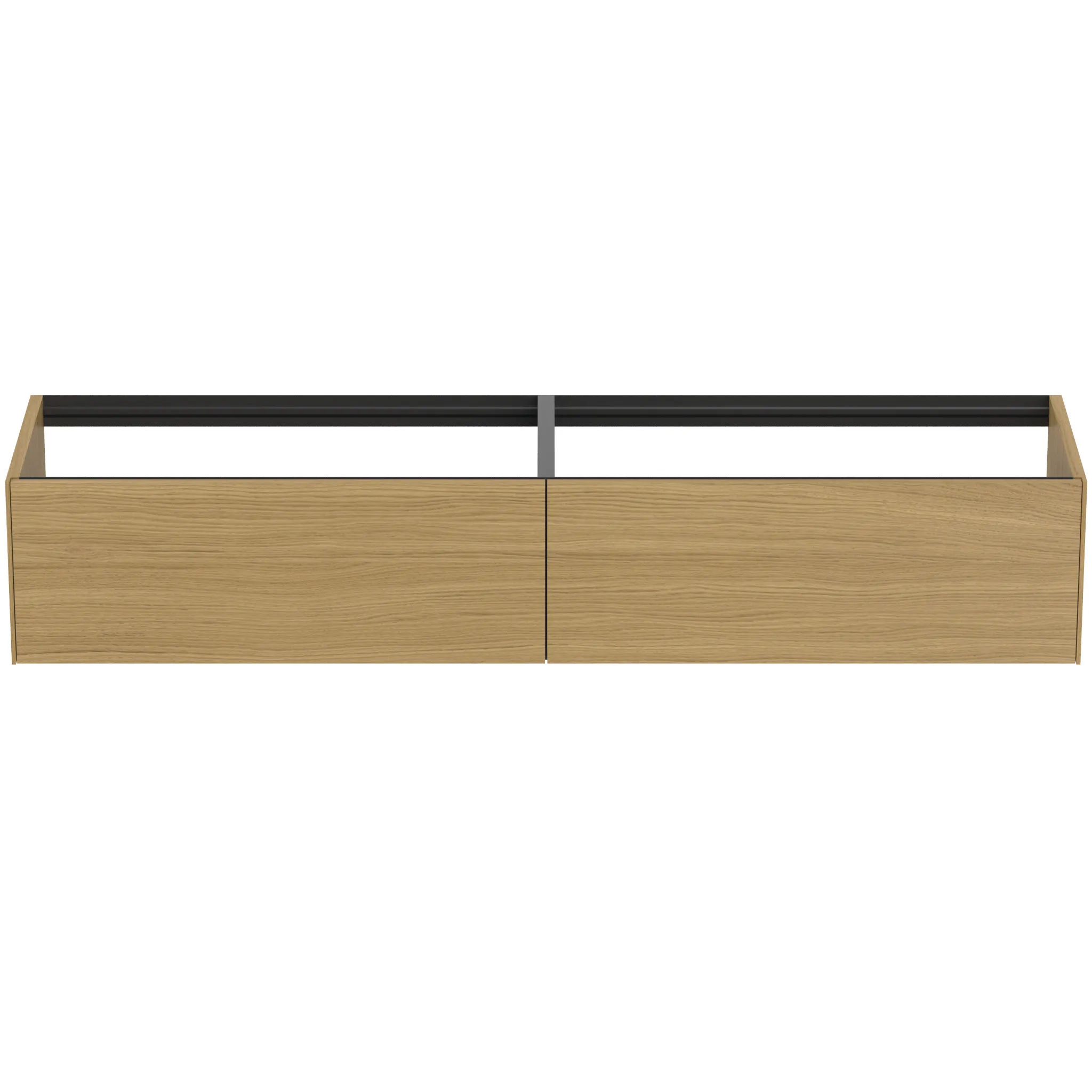 Ideal Standard Waschtischunterschrank „Conca“ 198,5 × 36 × 50,5 cm Eiche hell Furnier Ideal Standard Waschtischunterschrank „Conca“ 198,5 × 36 × 50,5 cm Eiche hell Furnier