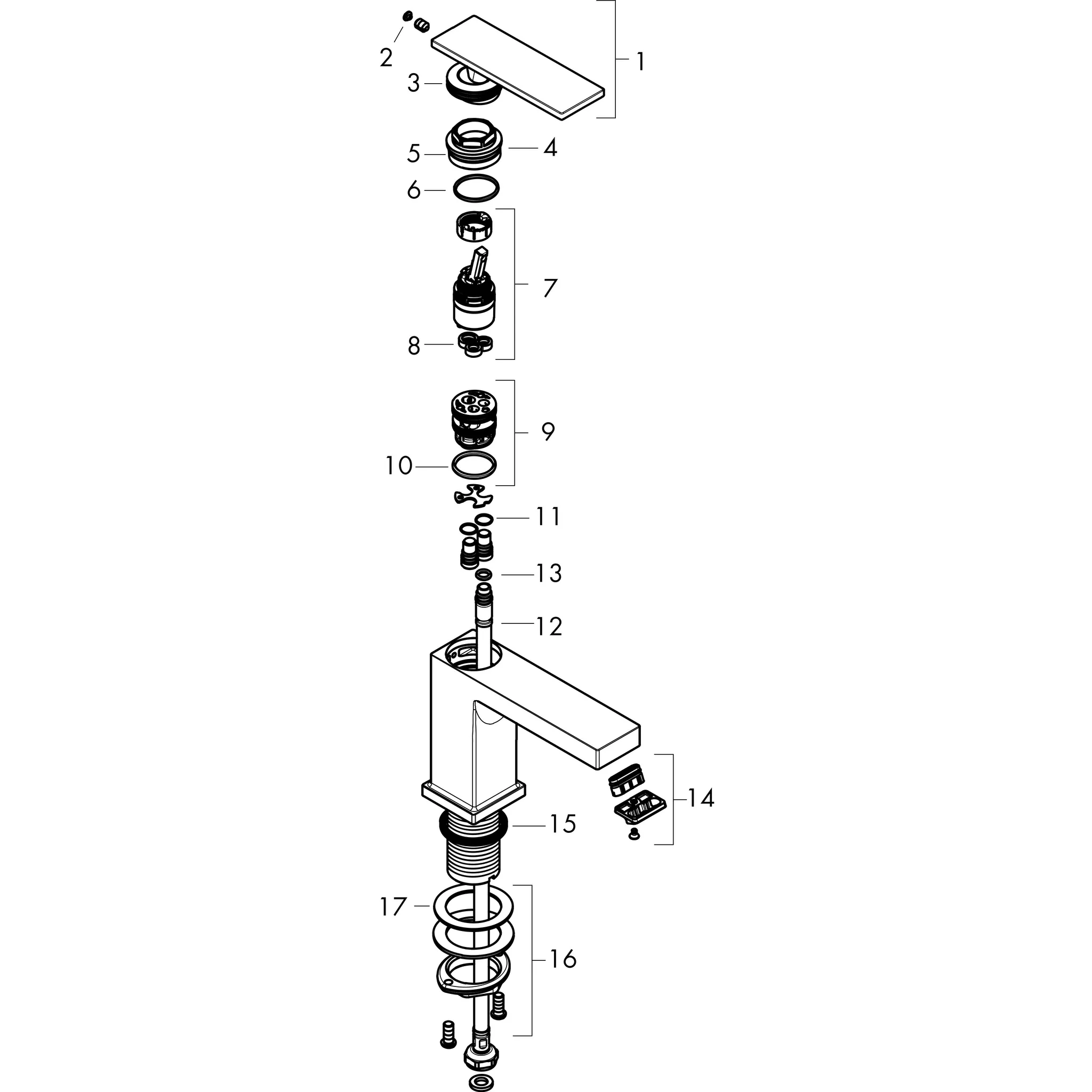 Hansgrohe Tecturis E Standventil 80 EcoSmart+ mit Hebelgriff, Chrom Hansgrohe Tecturis E Standventil 80 EcoSmart+ mit Hebelgriff, Chrom
