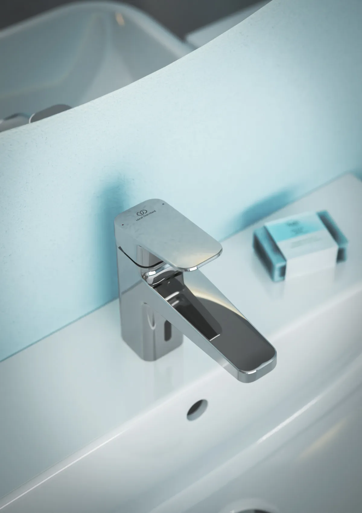 Ideal Standard Hybrid-Waschtischarmatur Ceraplan iX H90 ohne Ablaufgarnitur Bluestart Chrom Ideal Standard Hybrid-Waschtischarmatur Ceraplan iX H90 ohne Ablaufgarnitur Bluestart Chrom