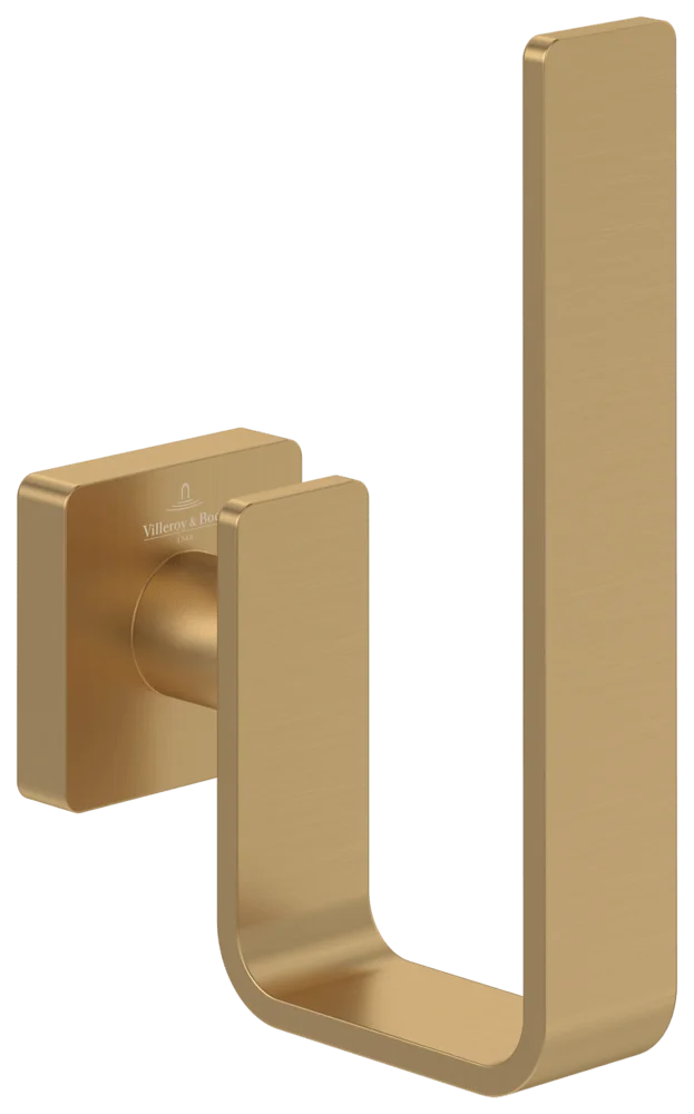 Villeroy & Boch Reserve-Toilettenpapierhalter Elements - Striking Brushed Gold 140x93x45 mm Wandmontage