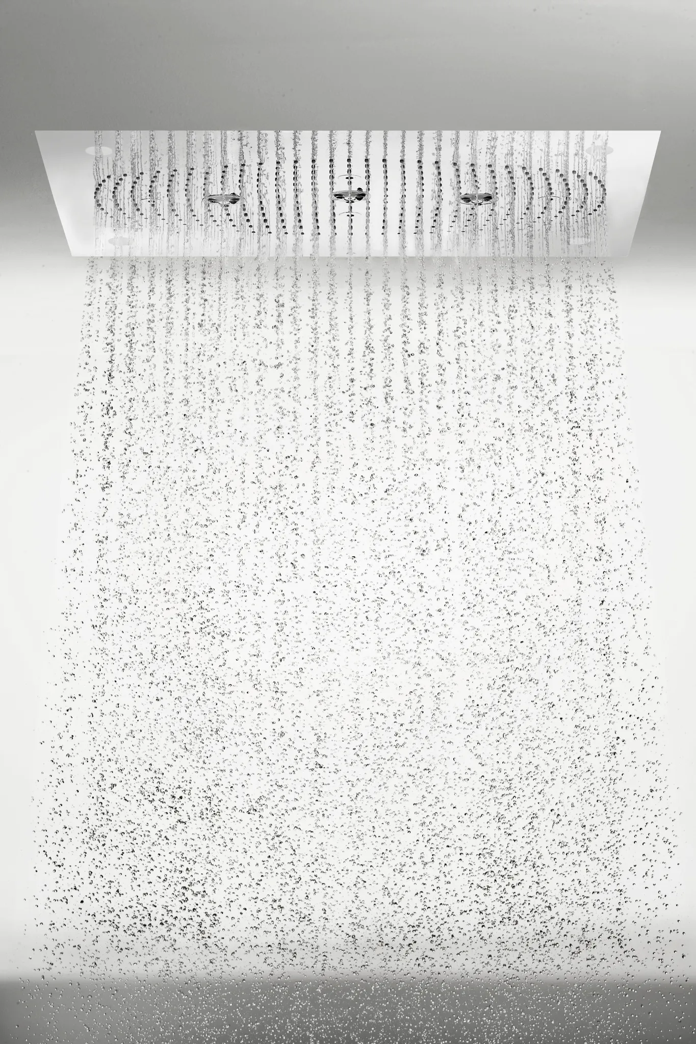 Kopfbrause Rainmaker rechteckig chrom mit Licht