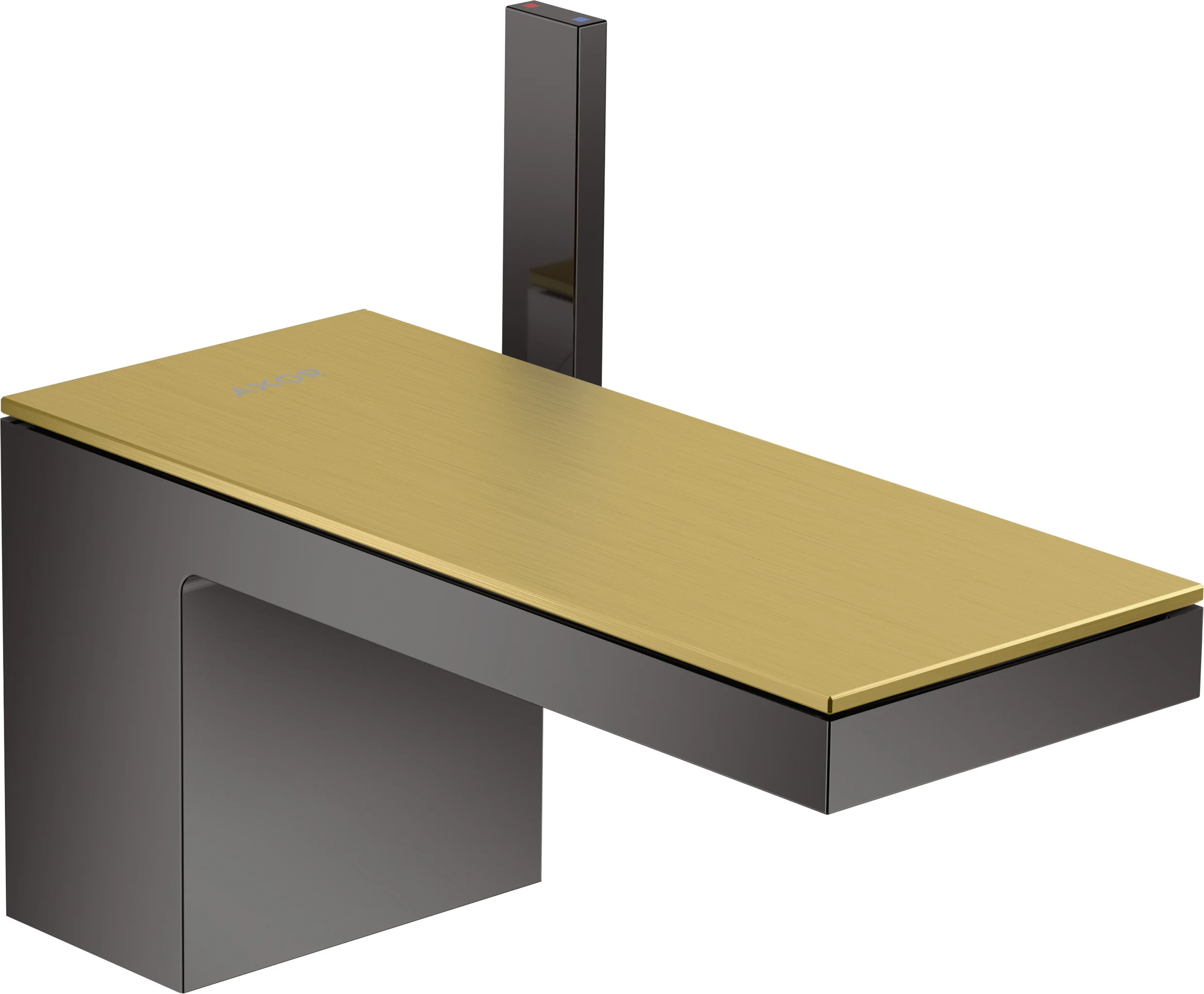 Hansgrohe AXOR MyEdition Platte 200 mm Metall Brushed Gold Optic abnehmbar