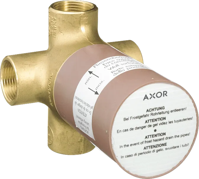 Hansgrohe AXOR Ventile ohne Grundkörper, Bonusfähiger Umsatz, passend für alle Quattro Fertigsets, Anschlussgröße DN20 Hansgrohe AXOR Ventile ohne Grundkörper, Bonusfähiger Umsatz, passend für alle Quattro Fertigsets, Anschlussgröße DN20