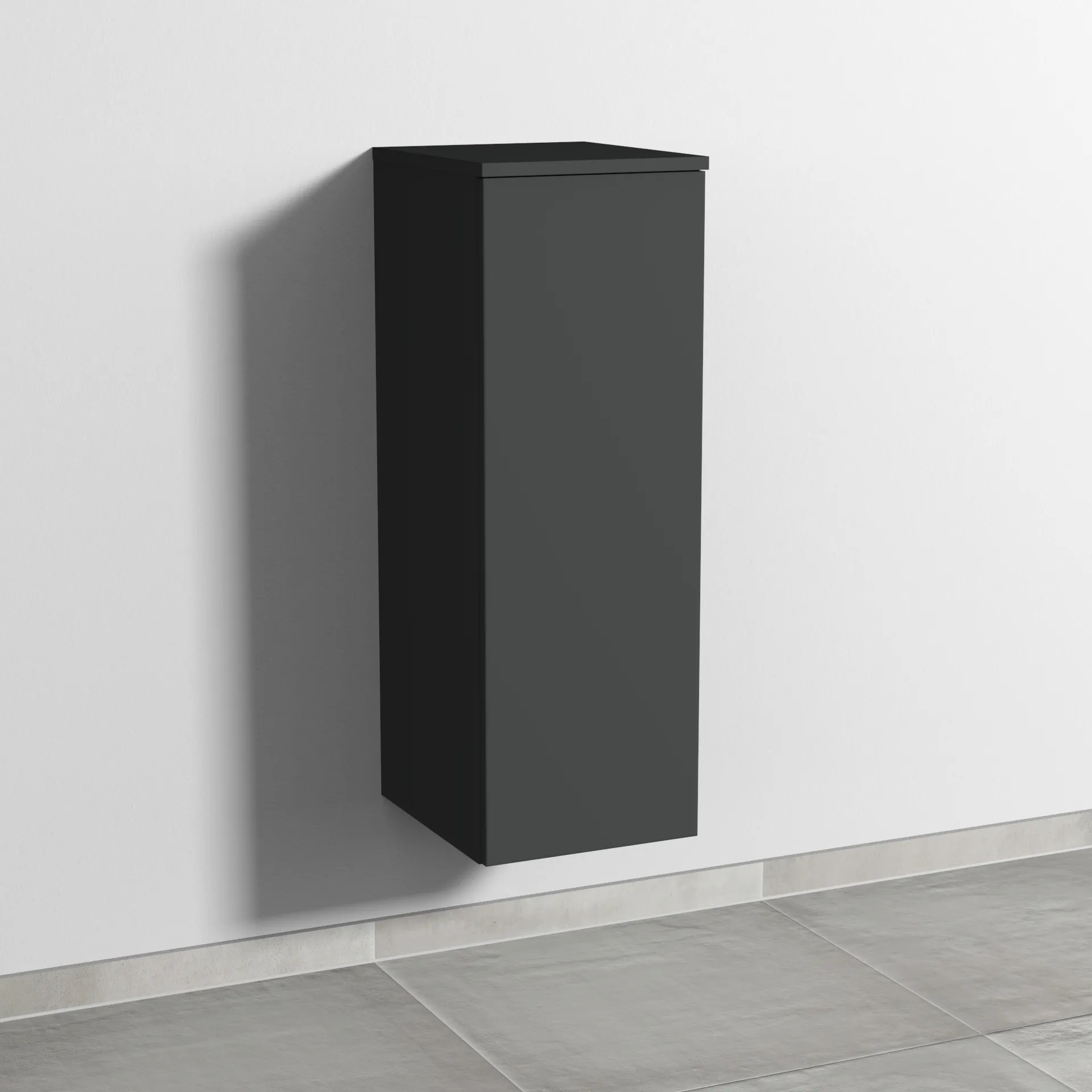 Sanipa Mittelschrank „3way“ 300 × 850 × 345 mm Anschlag rechts, in Graphit (matt), Anschlag rechts