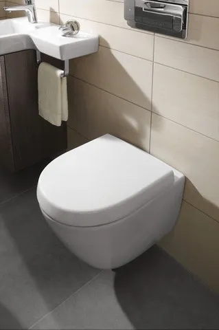 Wand-Tiefspül-WC DirectFlush „Subway 2.0“ 35,5 × 36 × 48 cm, ohne Spülrand, Abgang waagerecht