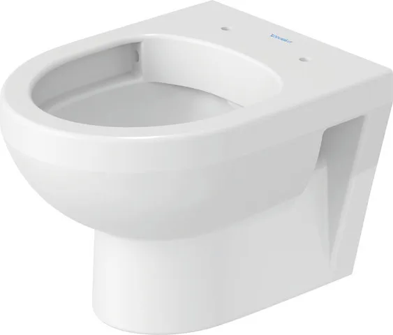 Duravit Wand-Tiefspül-WC Compact inkl. WC-Sitz „No.1“ 36,5 × 48 × 40 cm, Befestigung sichtbar, ohne Spülrand