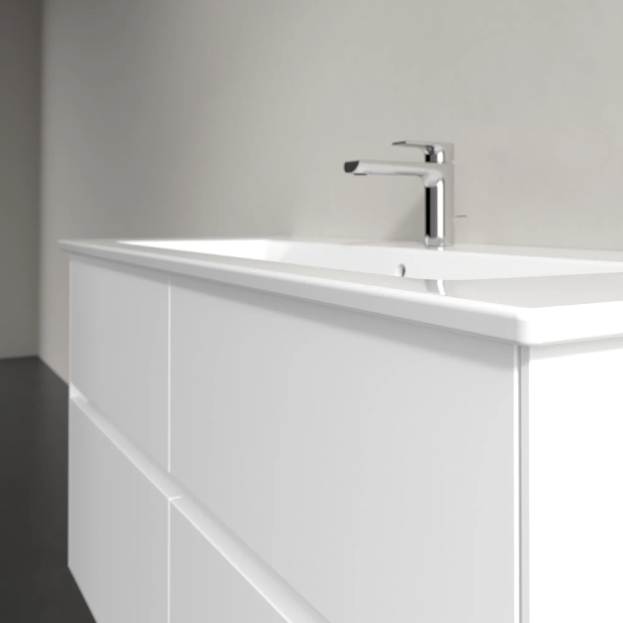 Villeroy & Boch Waschtischunterschrank „Collaro“ 1161 × 610 × 480 mm Weiß Matt, ohne Beleuchtung, für Becken mittig Villeroy & Boch Waschtischunterschrank „Collaro“ 1161 × 610 × 480 mm Weiß Matt, ohne Beleuchtung, für Becken mittig
