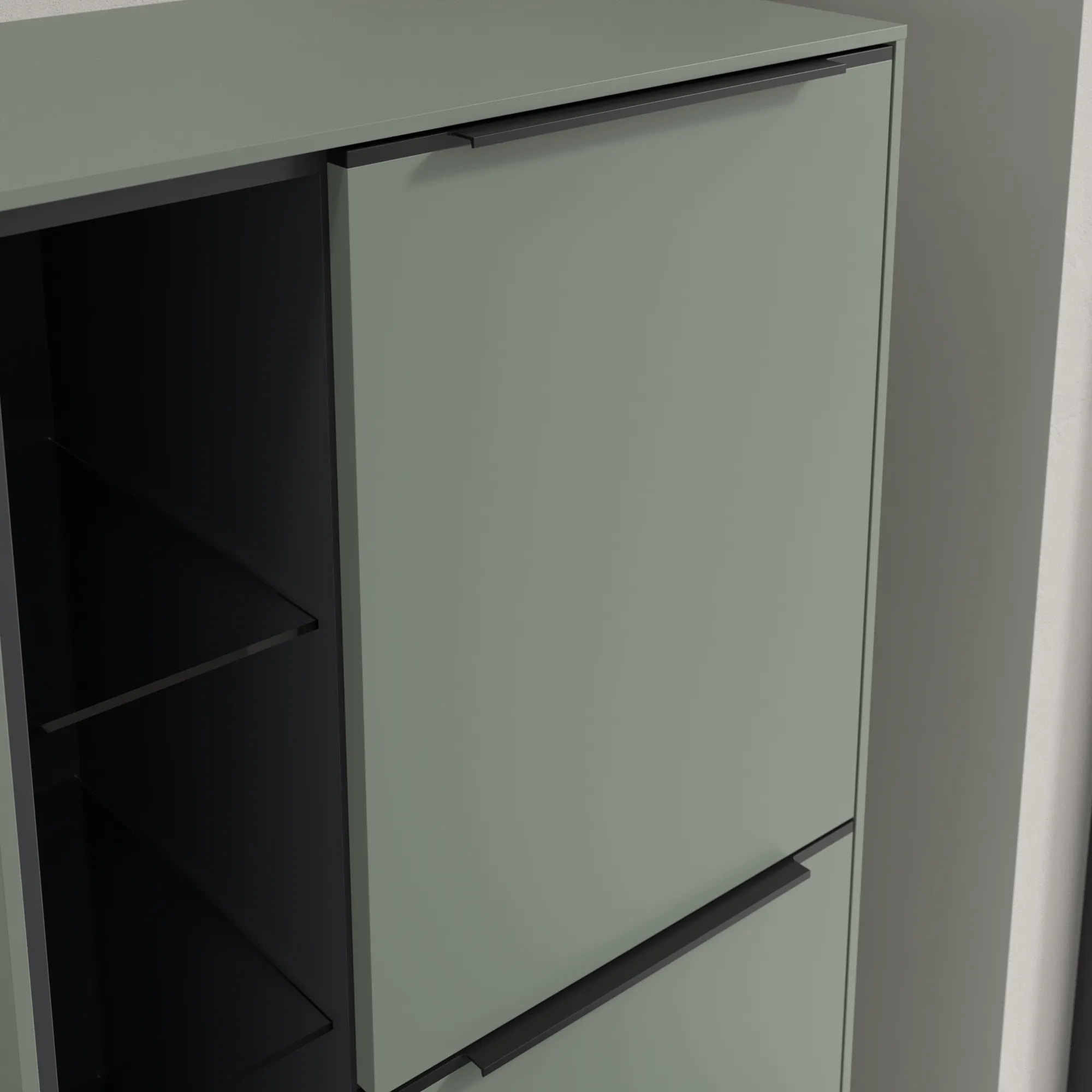 Villeroy & Boch Mittelschrank „Subway 3.0“ 57,4 × 120 × 36,2 × 36,2 cm 2 Türen, Anschlag (Scharnier) rechts, 2 Türen, Anschlag rechts Villeroy & Boch Mittelschrank „Subway 3.0“ 57,4 × 120 × 36,2 × 36,2 cm 2 Türen, Anschlag (Scharnier) rechts, 2 Türen, Anschlag rechts