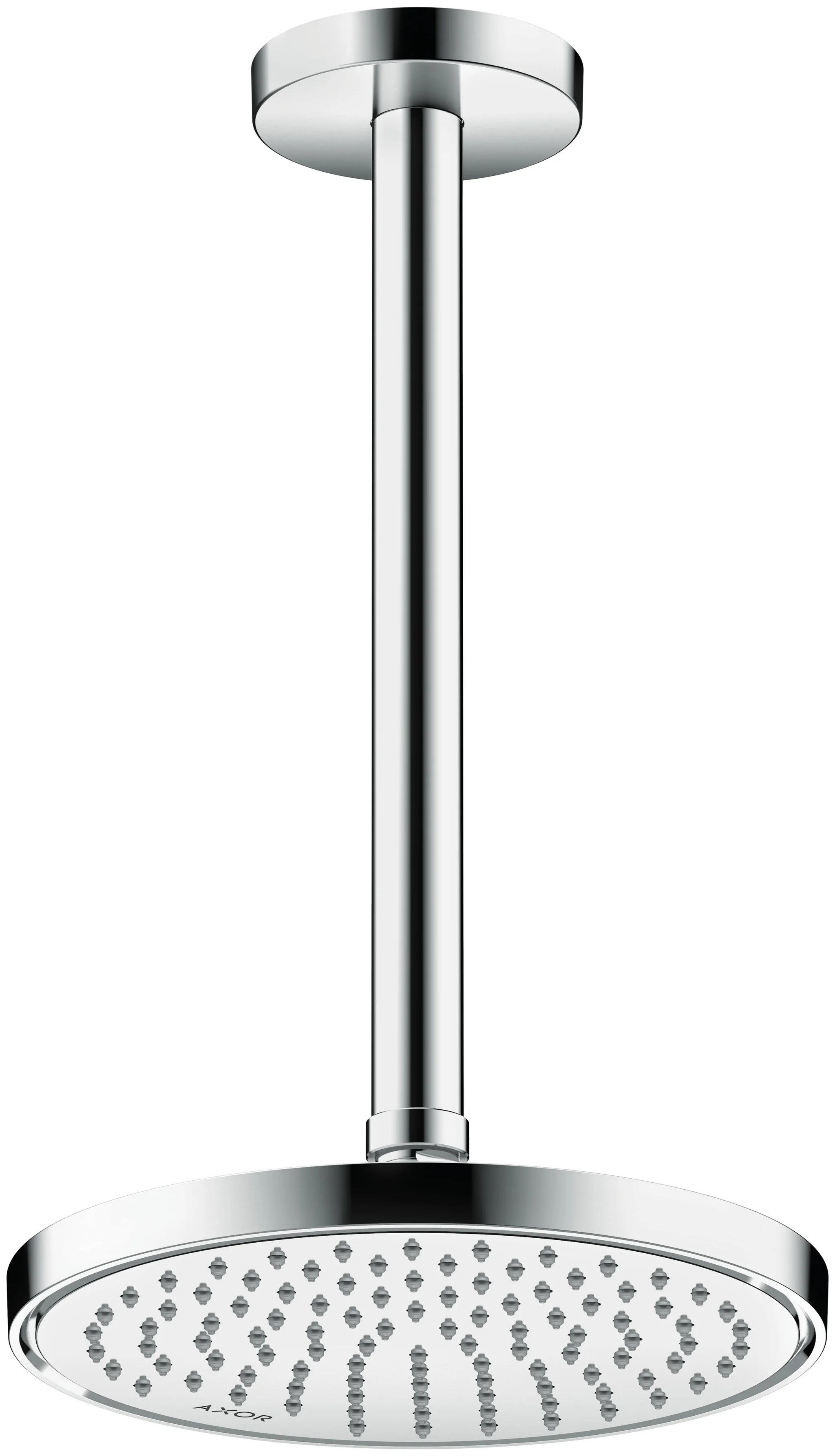Hansgrohe AXOR ShowerSolutions Kopfbrause 220 1jet EcoSmart Chrom, 220 mm Brausekopfgröße, verstellbarer Winkel, abnehmbar zur Reinigung Hansgrohe AXOR ShowerSolutions Kopfbrause 220 1jet EcoSmart Chrom, 220 mm Brausekopfgröße, verstellbarer Winkel, abnehmbar zur Reinigung