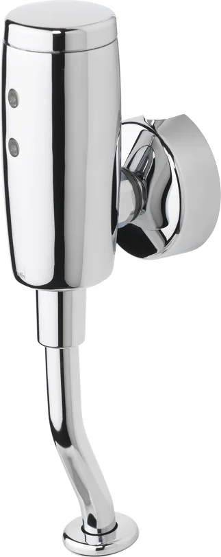 HansaELECTRA Urinalsteuerung HansaELECTRA 0944 6V Bluetooth Ausladung 81mm gebogen DN15 Chrom