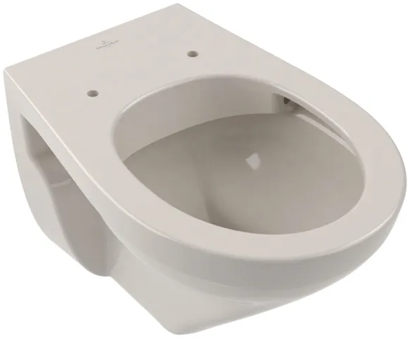 Tiefspül-WC spülrandlos O.novo 7682R0, 360 x 540 x 356 mm, Oval, Abgang waagerecht, Weiß Alpin