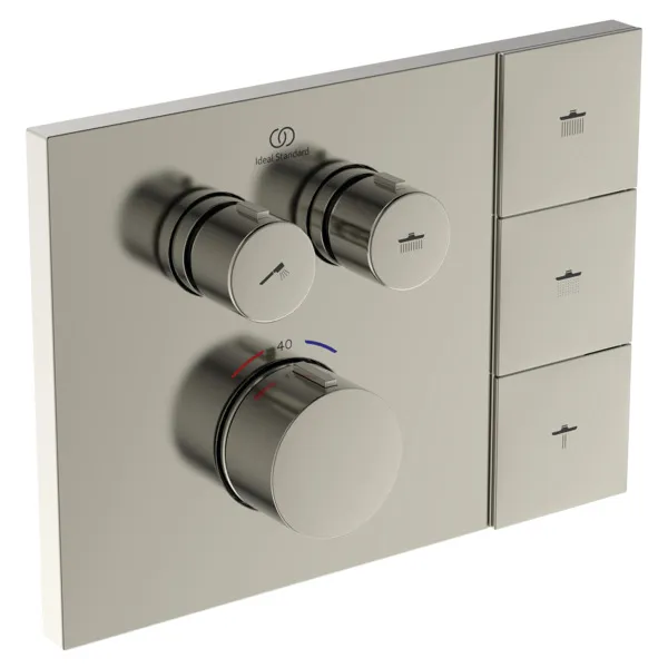 Ideal Standard Ceratherm Navigo Solos Brausethermostat Unterputz A7894GN Silver Storm Ideal Standard Ceratherm Navigo Solos Brausethermostat Unterputz A7894GN Silver Storm