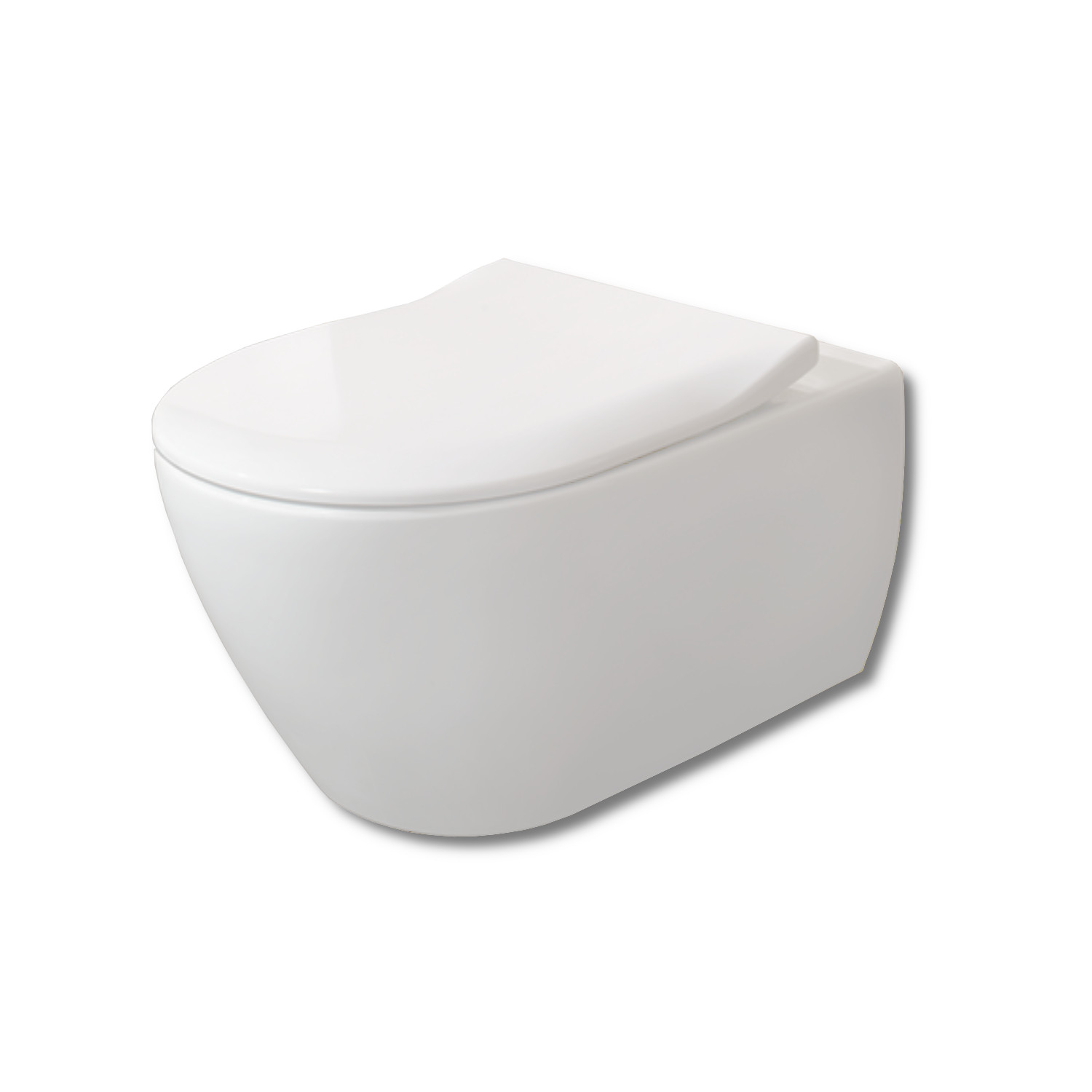 Subway 2.0 CombiPack Wand-WC spülrandlos mit CeramicPlus und WC-Sitz SlimSeat