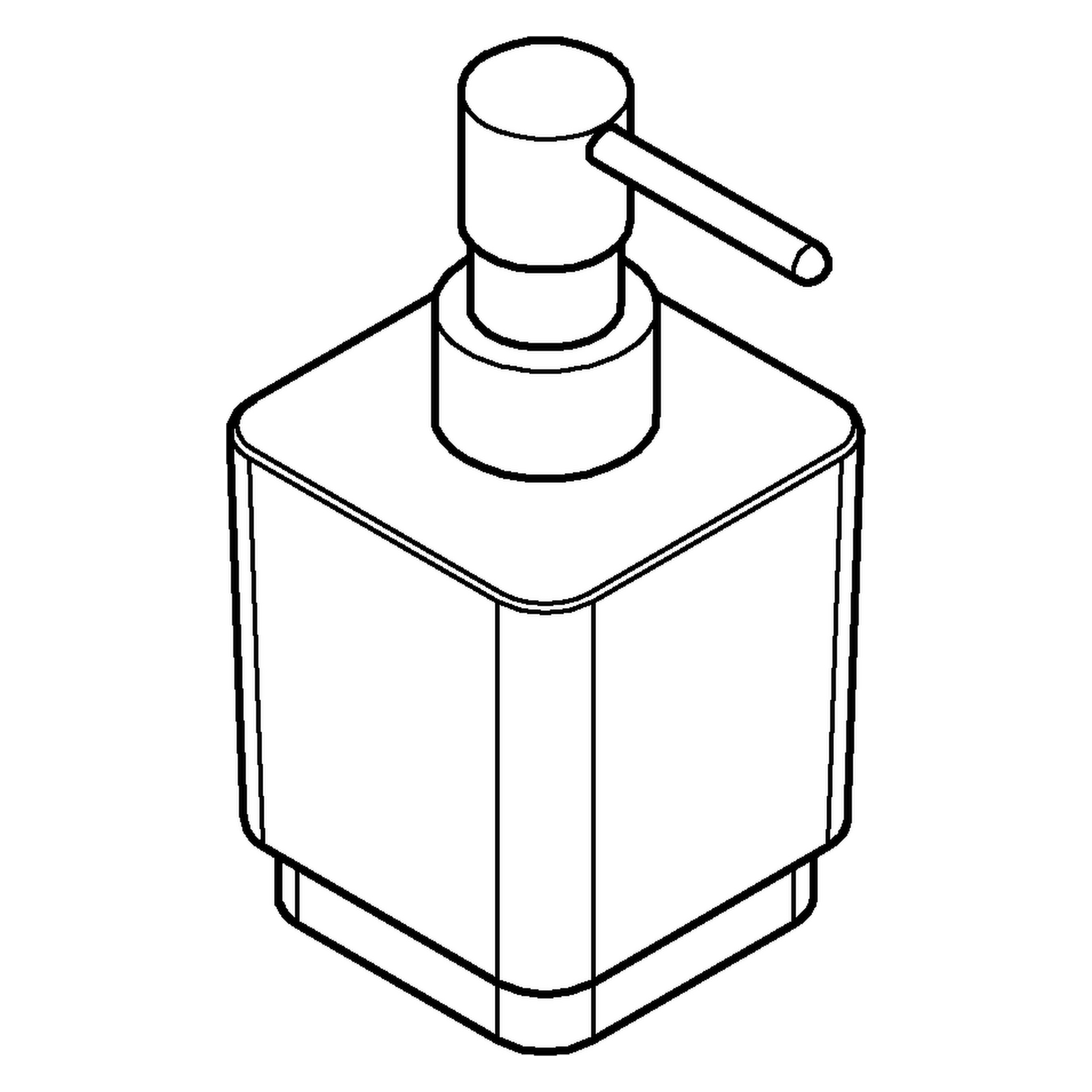 Seifenspender Selection Cube 40805, für Halter 40 865, chrom