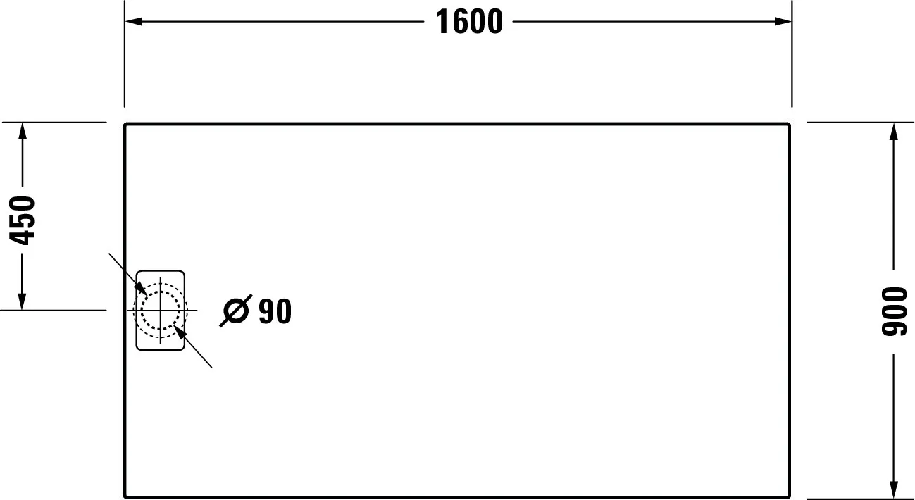 Duravit rechteck Duschwanne „Stonetto“ 160 × 90 cm ohne Antislip, ohne Oberflächenveredelung, in Anthrazit Matt Duravit rechteck Duschwanne „Stonetto“ 160 × 90 cm ohne Antislip, ohne Oberflächenveredelung, in Anthrazit Matt