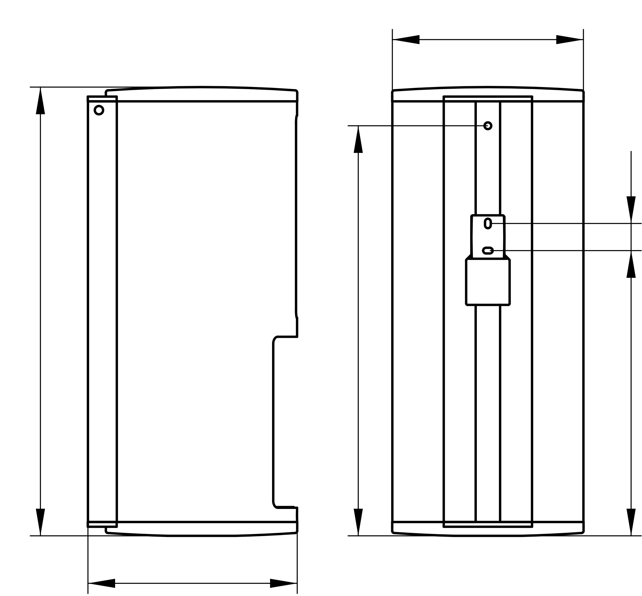 Plan 14969171200 Toilettenpapierhalter 2-fach (Rollenbreite 120 mm) silber-eloxiert