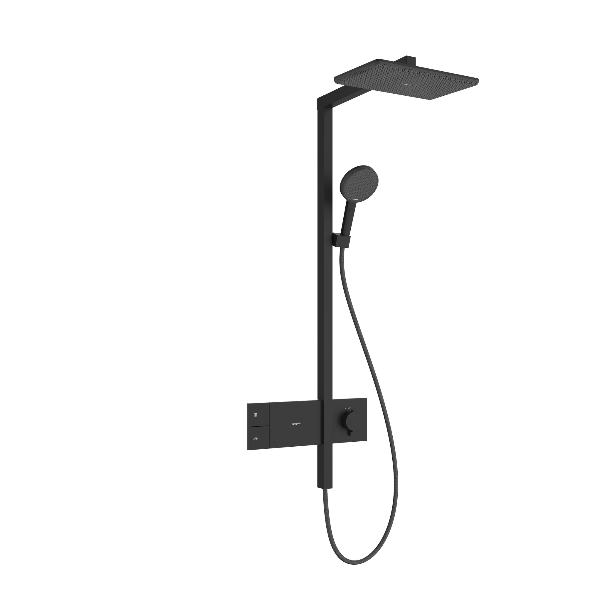 Hansgrohe Raindance Alive Q Showerpipe 210⁄340 1jet mit ShowerSelect Comfort, Mattschwarz Hansgrohe Raindance Alive Q Showerpipe 210⁄340 1jet mit ShowerSelect Comfort, Mattschwarz