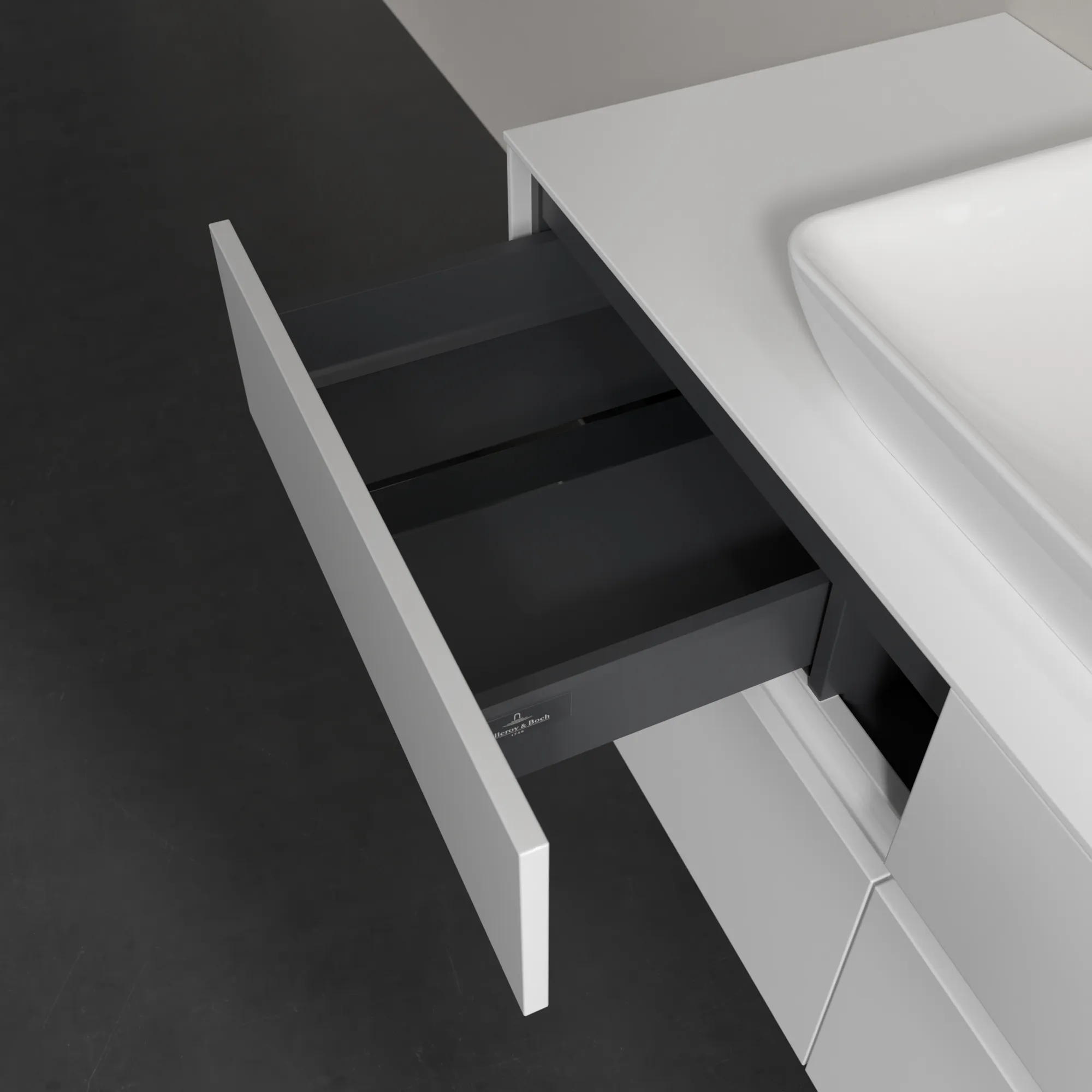 Villeroy & Boch Collaro Waschbeckenunterschrank C11200 Glossy White