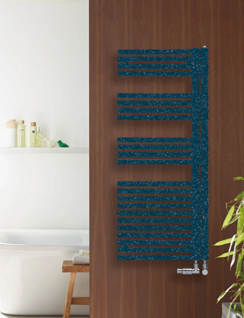 Zehnder Forma Asym, links, 50 mm – Design-Heizkörper Badheizkörper RAL 9016