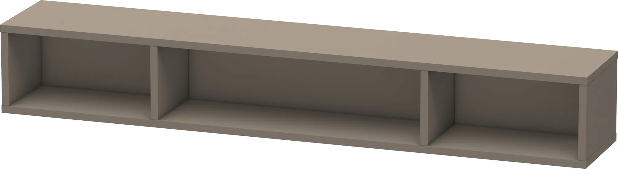 Duravit Regalelement „L-Cube“ in Flannel Grey Seidenmatt