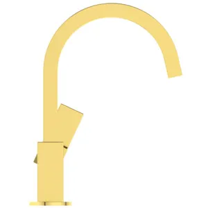 Ideal Standard Waschischarmatur Extra Ausladung 190mm hoher Auslauf ohne Ablaufgarnitur Brushed Gold
