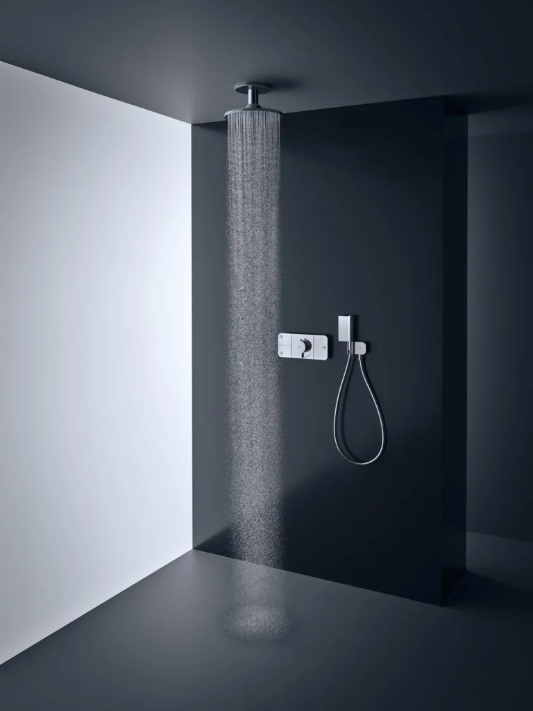 Hansgrohe AXOR One Brausenhalter Porter chrom, Metall, Rückflussverhinderer, Anschluss G 1/2 Hansgrohe AXOR One Brausenhalter Porter chrom, Metall, Rückflussverhinderer, Anschluss G 1/2