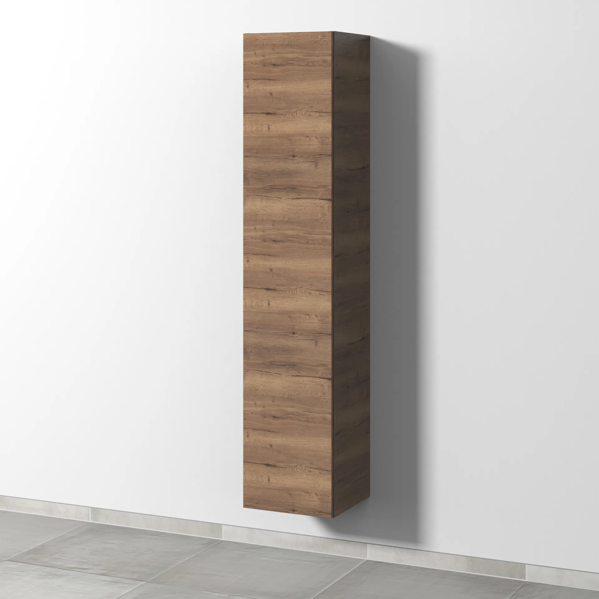 Sanipa Hochschrank „3way“ 350 × 1700 × 345 mm Anschlag links, in Eiche Tabak, Anschlag links