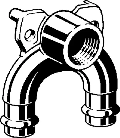 „Sanpress“ Doppelwandscheibe 18 mm × 1/2″ × 18 mm „Sanpress“ Doppelwandscheibe 18 mm × 1/2″ × 18 mm