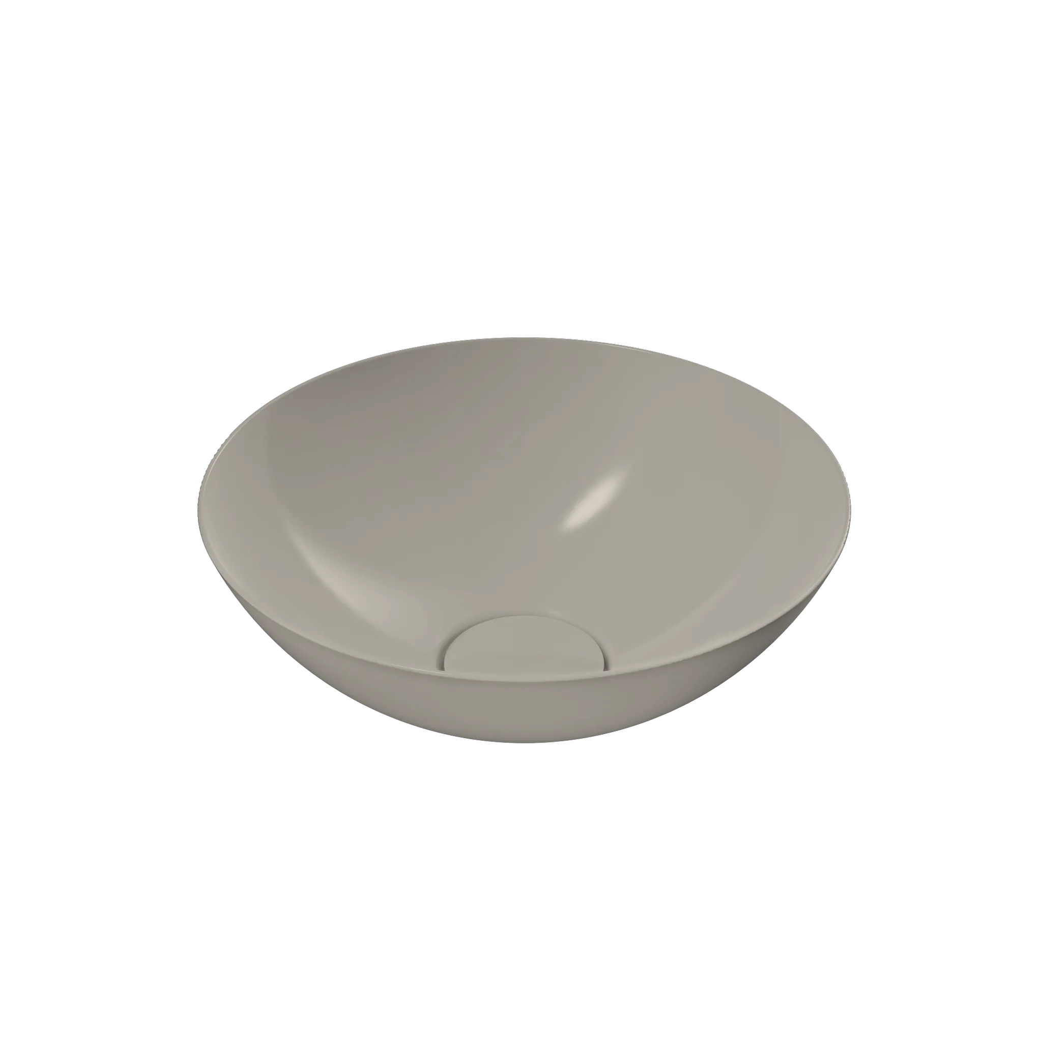 KALDEWEI AVELLINO Waschtischschale, Modell-Nr: 3203, Durchmesser 300 mm, warm grey 10, Perl-Effekt, ohne Überlauf