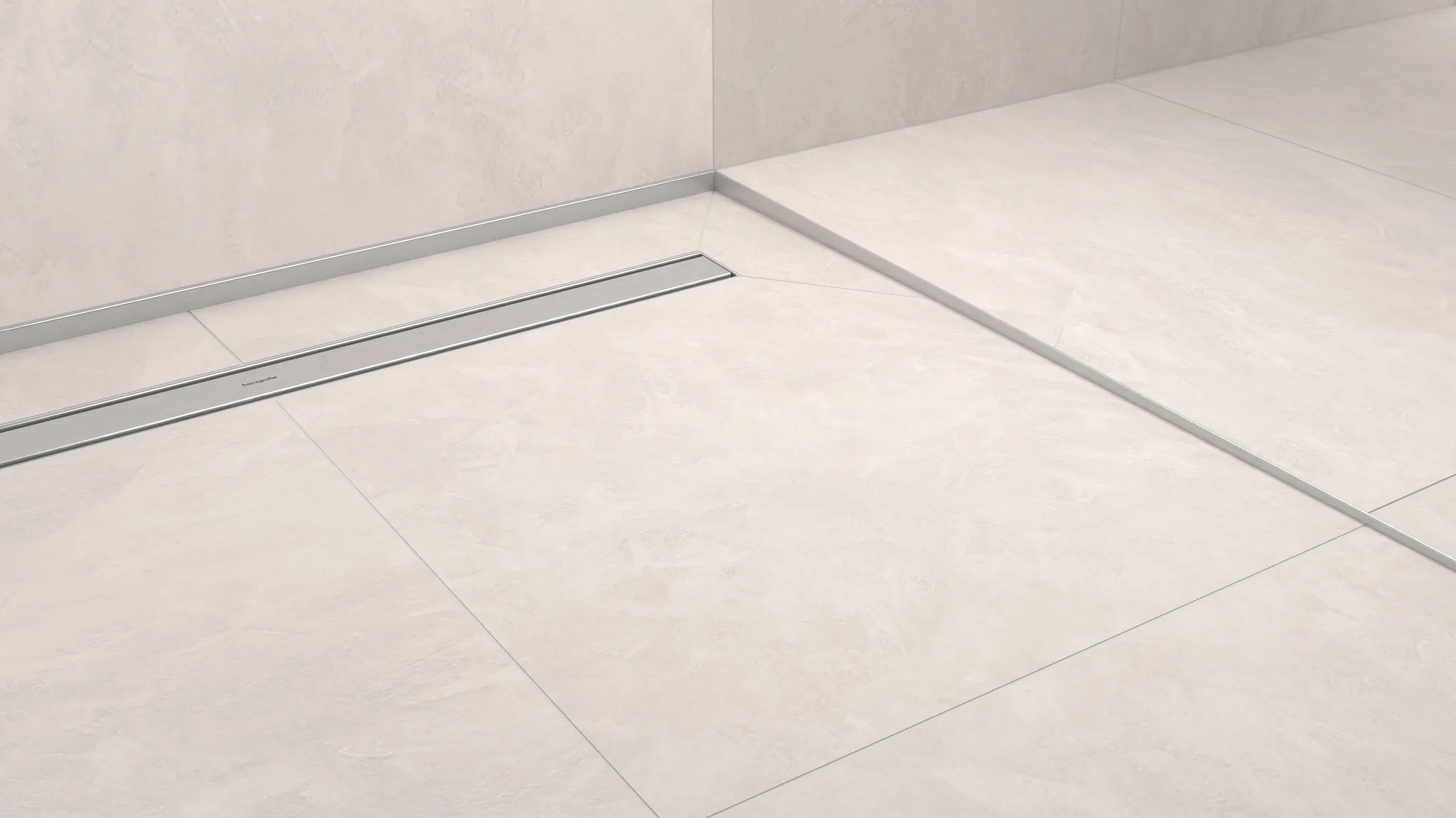 Hansgrohe RainTurn Neigungsprofil Edelstahl V2A links/rechts