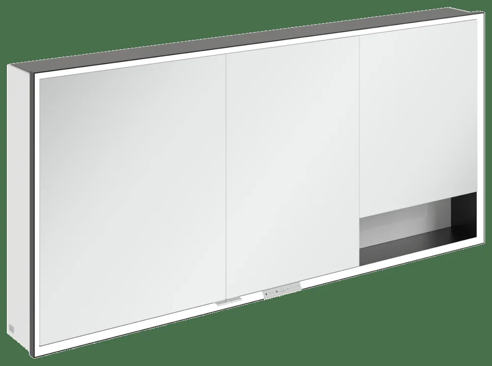 Villeroy & Boch Aufputz-Spiegelschrank My View+ B48116, 1600x750x168mm, mit Beleuchtung, Brilliant White