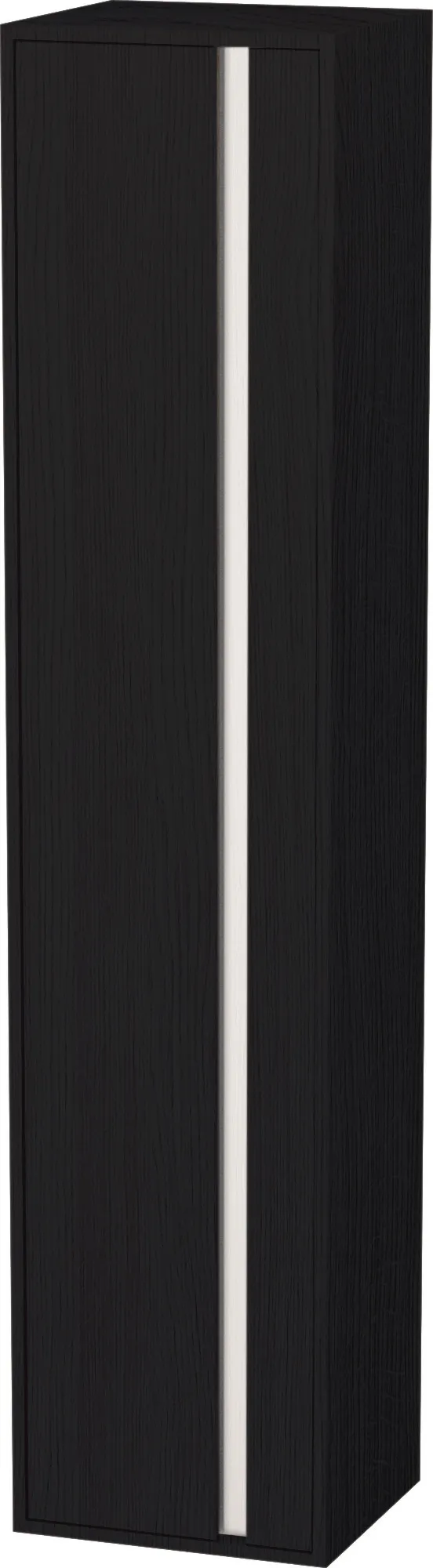 Duravit Hochschrank „Ketho“ 40 × 180 × 36 cm Eiche Schwarz