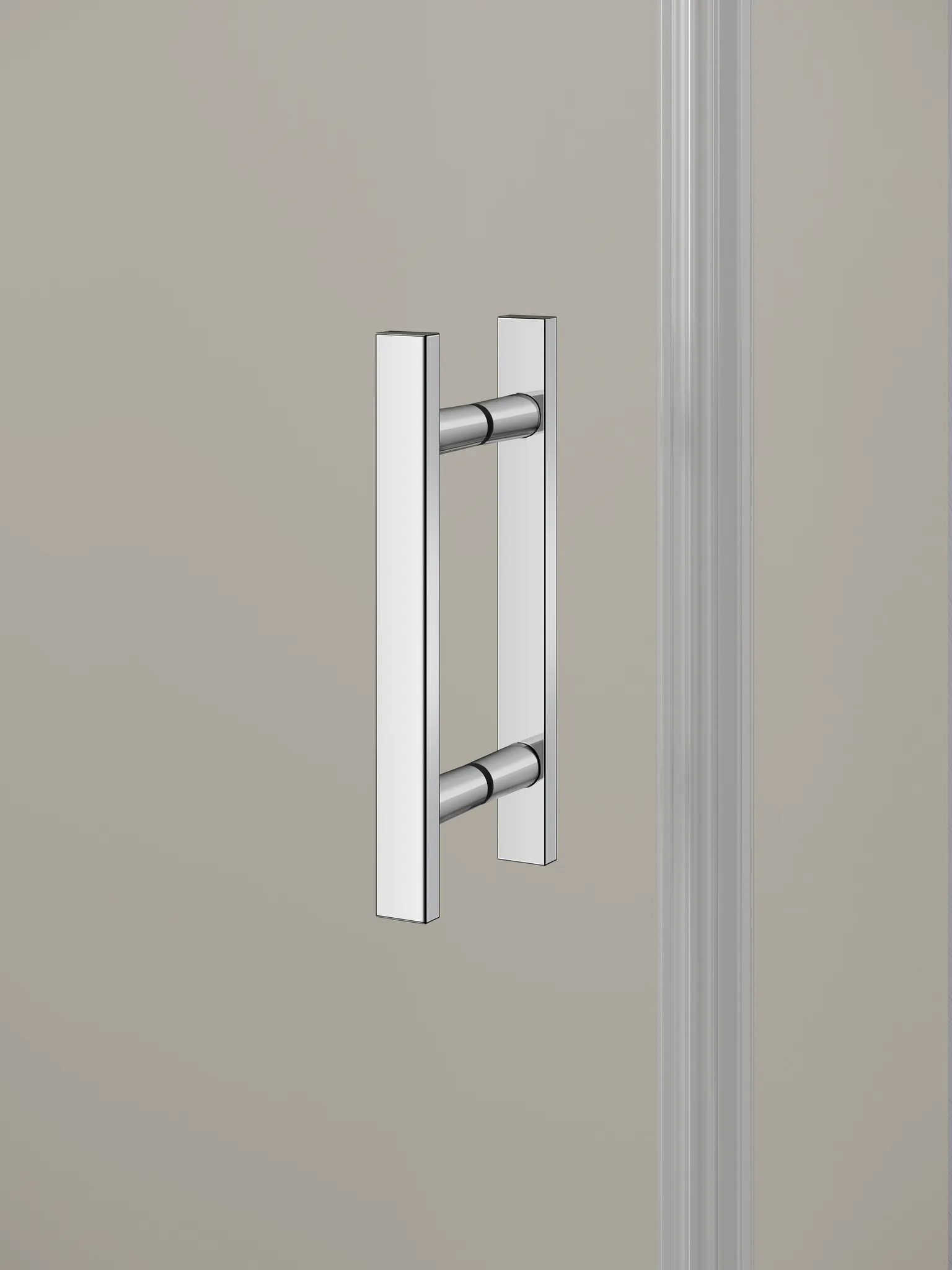Kermi Duschdesign Viertelkreis-Duschkabine mit Pendeltüren mit Festfeldern für gleichschenklige Wannen „FILIA XP“ Glas Klar, Profile Silber Hochglanz, BV: 875 - 900 mm GAK: 860 - 885 mm WE: 885 - 910 mm H: 2000 mm