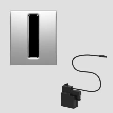 SANIT Urinal Abdeckplatte Ineo Bright Infrarot chrom Netz SANIT Urinal Abdeckplatte Ineo Bright Infrarot chrom Netz