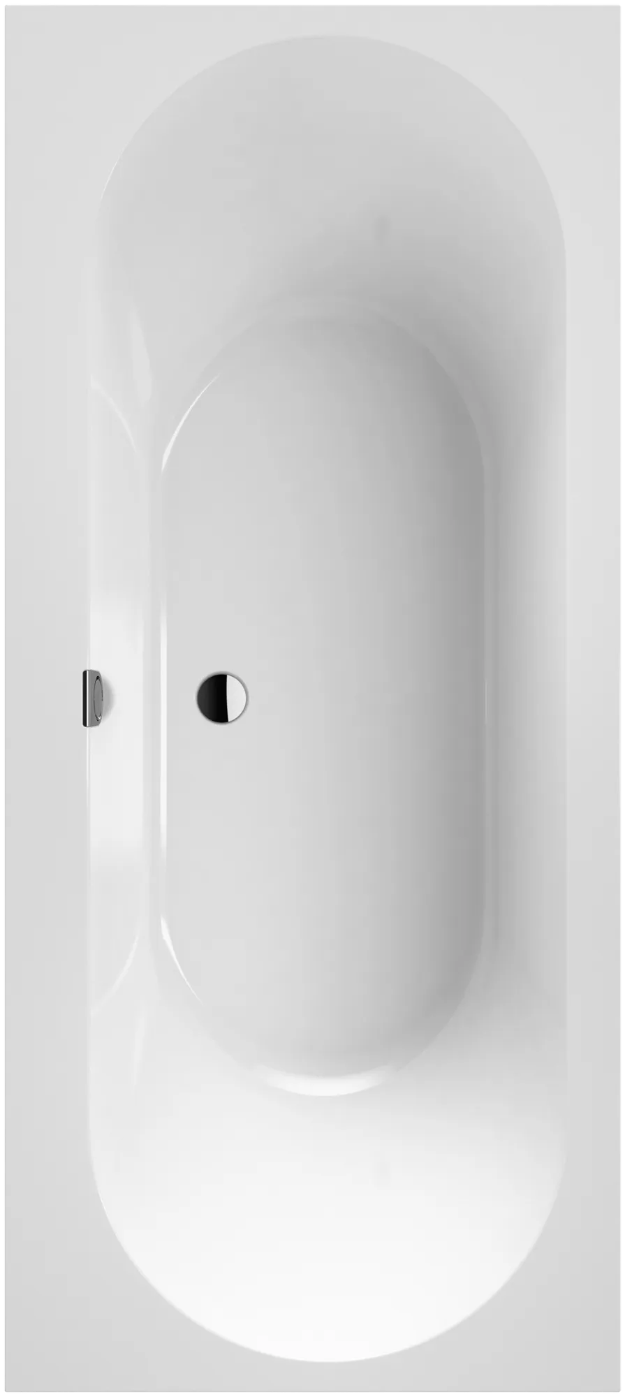 Villeroy & Boch Badewanne „Oberon 2.0“ Duo rechteck 180 × 80 cm, Mittelablauf in Stone White Villeroy & Boch Badewanne „Oberon 2.0“ Duo rechteck 180 × 80 cm, Mittelablauf in Stone White