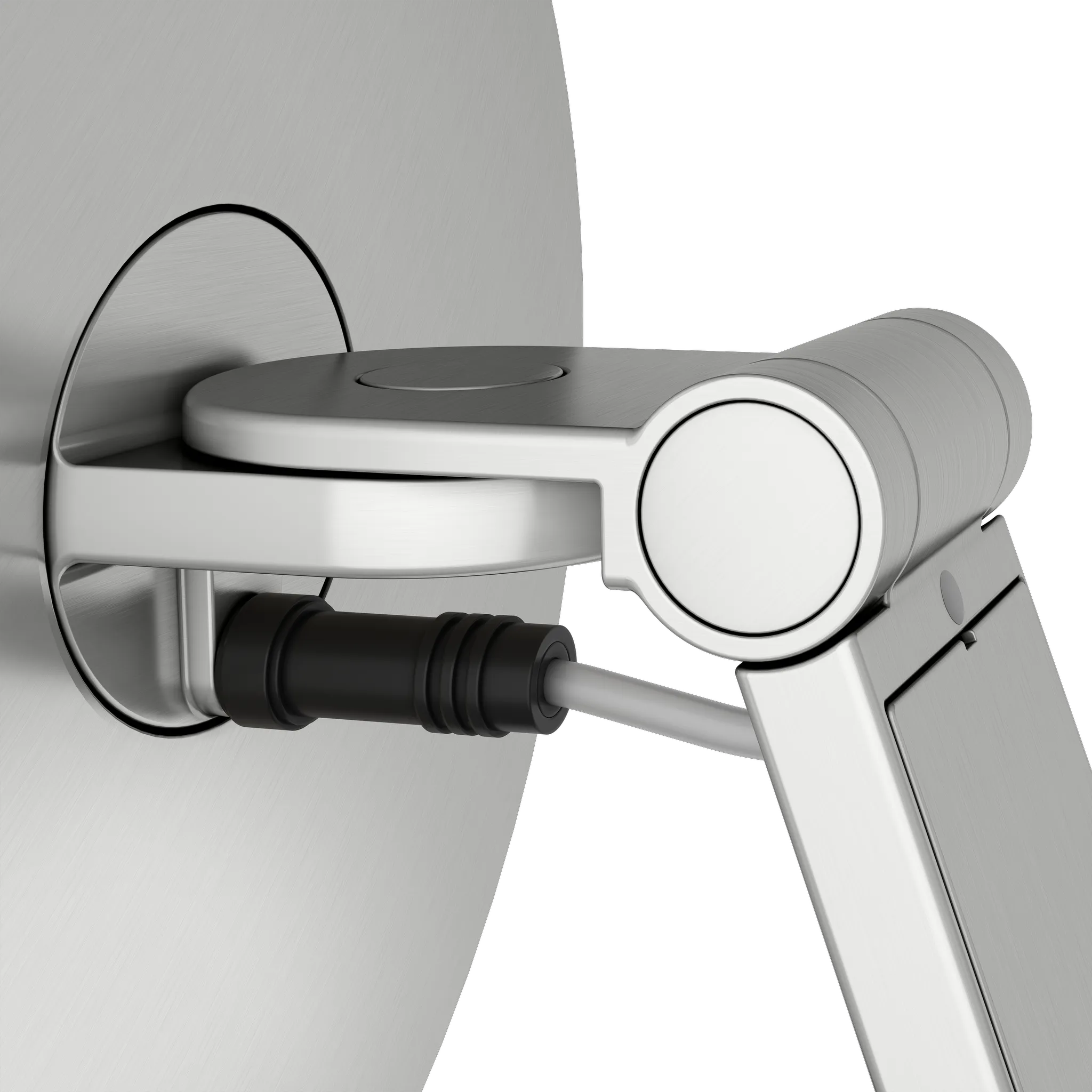 KEUCO Kosmetikspiegel iLook_move beleuchtet Wandmodell, rund, Edelstahl-finish