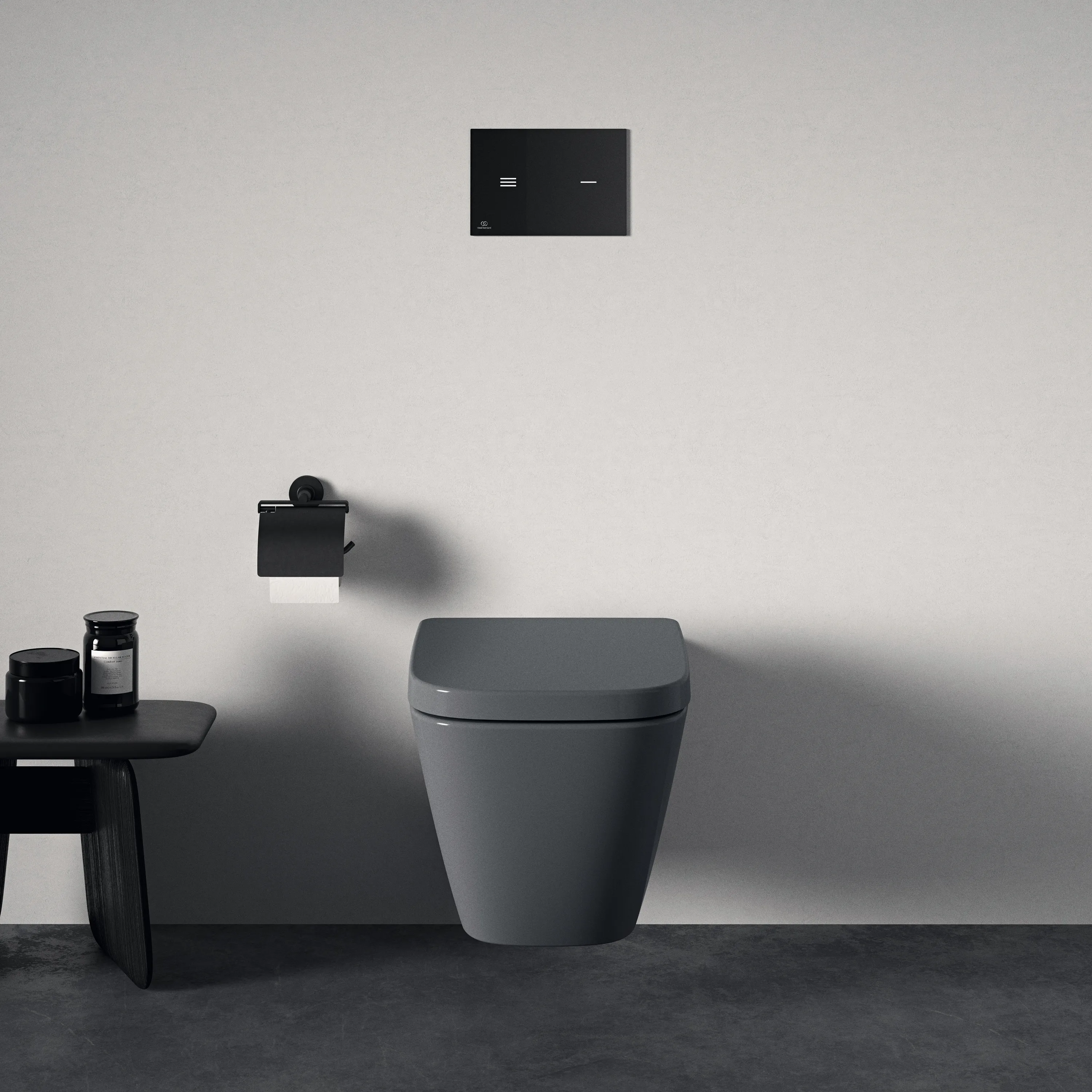 WC „i.lifeB“ 35,5 × 33,5 × 54 cm in Grau WC „i.lifeB“ 35,5 × 33,5 × 54 cm in Grau